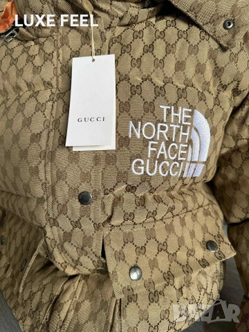 Дамско Зимно Яке ⚜️The North Face Gucci 
