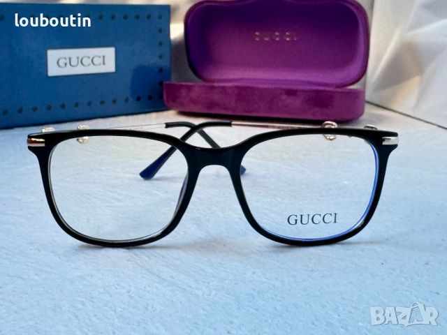 Gucci диоптрични рамки.прозрачни слънчеви,очила за компютър, снимка 2 - Слънчеви и диоптрични очила - 45186429