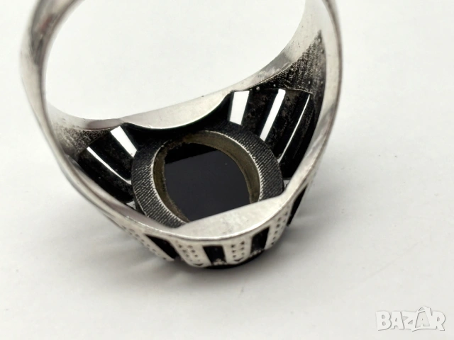 Мъжки Сребърен Пръстен (проба 925)- 6,23 грама, снимка 6 - Пръстени - 53902942