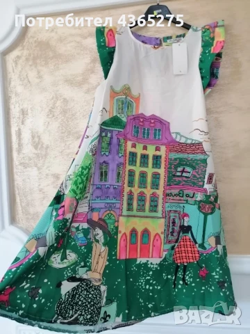 нови модели прекрасни рокли с уникални принтове, снимка 5 - Рокли - 50907223