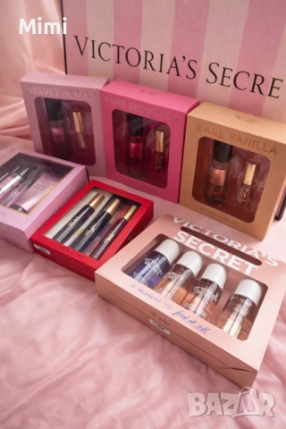 Victoria's Secret подаръчни комплекти, лосиони с блясък, спрейове, снимка 7 - Комплекти и лотове - 43314628