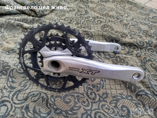 Курбел със средно движение за велосипед колело Shimano deore xt , снимка 2 - Части за велосипеди - 51090097