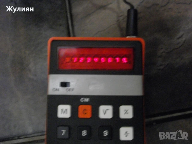 КОЛЕКЦИОНЕРСКИ СТАР БЪЛГАРСКИ КАЛКУЛАТОР ЕЛКА 103, снимка 4 - Антикварни и старинни предмети - 51338852