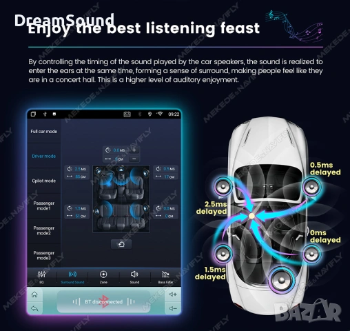 Android 13 Мултимедия за Ford Focus MK3 CarPlay Waze, снимка 6 - Аксесоари и консумативи - 53848992