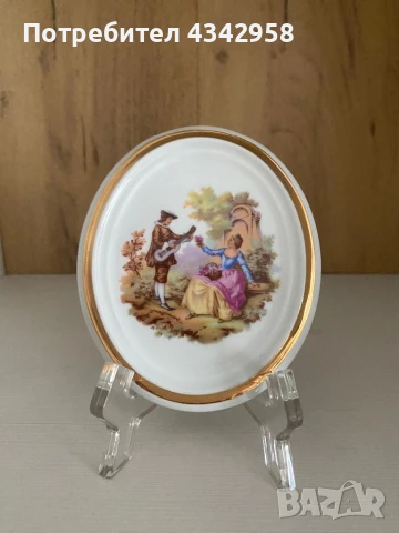 Порцеланова ретро декорация за стена., снимка 2 - Антикварни и старинни предмети - 50637717