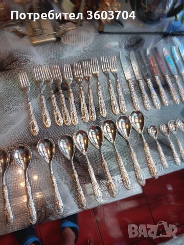 прибори за хранене сервиз, снимка 3 - Прибори за хранене, готвене и сервиране - 51830657