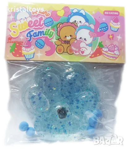 Скуиши SQUISHY голямо светещо брокат, снимка 4 - Други - 49615373