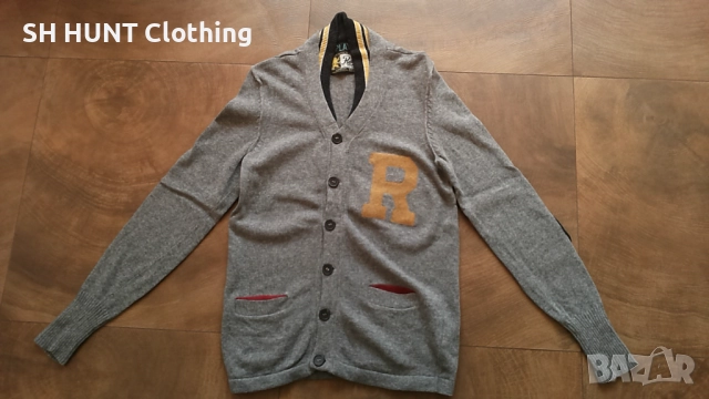 REPLAY KNIT 86% Wool размер L мъжка жилетка 86% Вълна 3-32