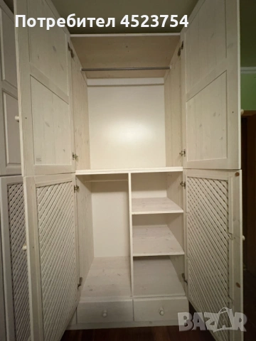 Ъглов гардероб от чам, снимка 6 - Гардероби - 53873960