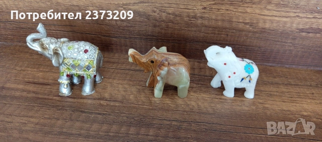 Сувенири  мраморни слончета