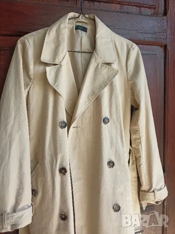 шлифер Benetton , снимка 2 - Шлифери - 50063655