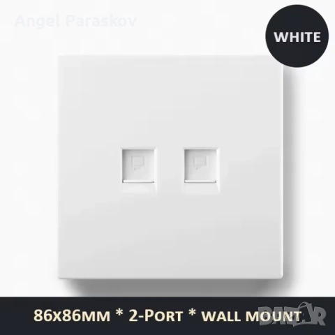 Cat 7 100 m метра мрежов кабел network cable + конектори, розетки, снимка 11 - Мрежови адаптери - 53380606