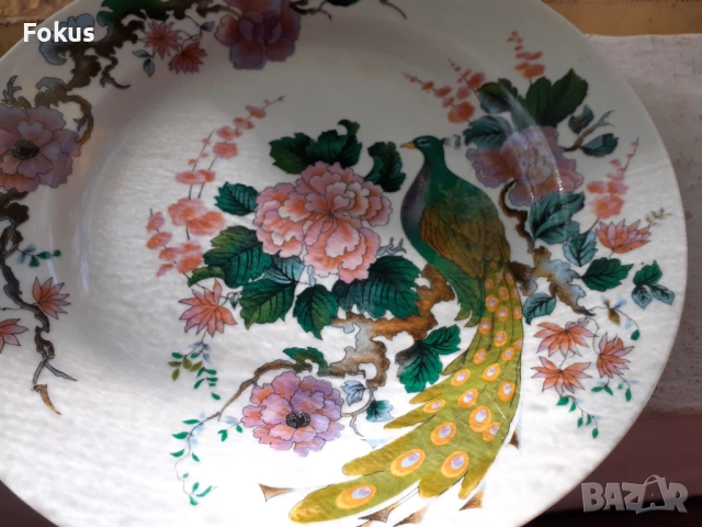 Стар порцелан колекционерска чиния BAVARIA, снимка 3 - Антикварни и старинни предмети - 53408930