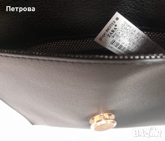 Мини черна чантичка ZARA за кръст, снимка 8 - Чанти - 47883692