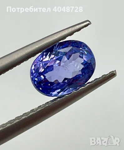 Инвестиционен естествен Танзанит 2.76ct. ALGT Сертификат, снимка 2 - Други - 47376847