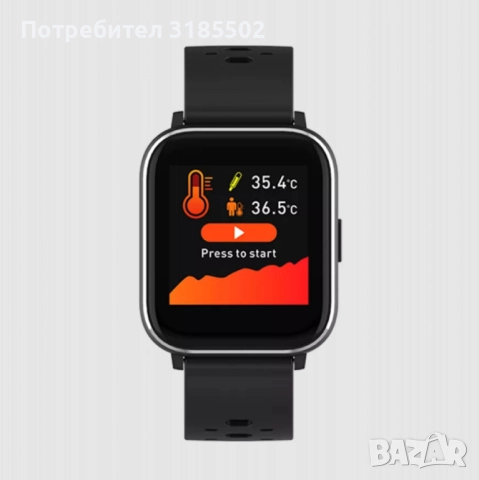 Bluetooth смарт часовник със сензор за телесна температура и пулс Denver SW-163, снимка 3 - Смарт часовници - 51432067