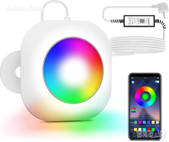 Магнитен LED прожектор за басейн LyLmLe 20W – RGB, APP управление