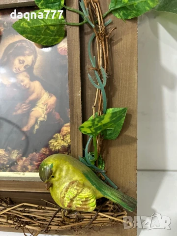 Стара находка картина Мадона с Младенеца Германия, снимка 2 - Антикварни и старинни предмети - 51070853