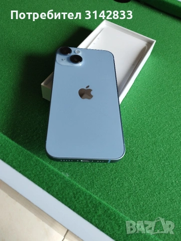 -Като Нов-iPhone 14 Blue 128GB