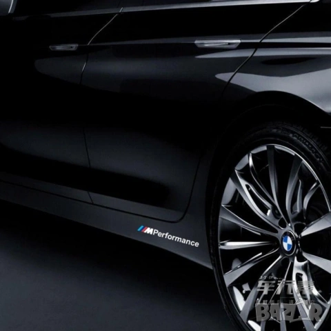 M Performance Стикер 300мм Винил – Бял/Черен за BMW, снимка 4 - Аксесоари и консумативи - 54298821