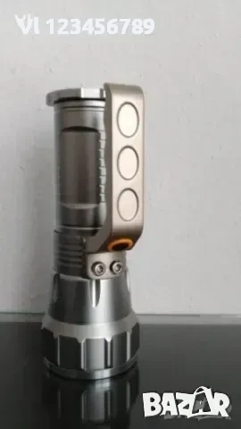 Мощен акумулаторен LED лед Фенер H-3405 28000w, снимка 5 - Къмпинг осветление - 54007820