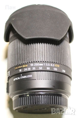 Обектив Sigma AF 18-250 OS, HSM за Canon