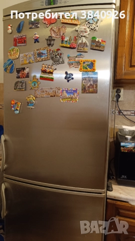 Хладилник Gorenje инокс, 185 см, използван, снимка 4 - Хладилници - 52805202