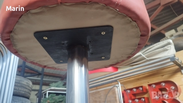 Бар стол кожа , снимка 3 - Столове - 54160128