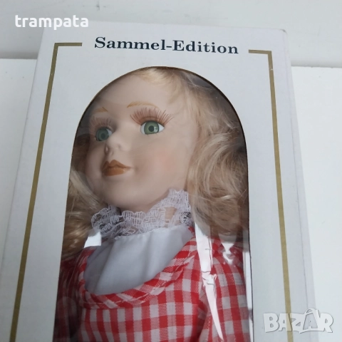 ТОП ОФЕРТА -50%  Немска Порцеланова кукла ,ръчно рисувана., снимка 3 - Колекции - 52326069