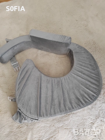 Възглавница за кърмене мек дунапрен с кадифе