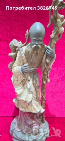 Огромна порцеланова фигура на ядро, снимка 10 - Антикварни и старинни предмети - 53342020