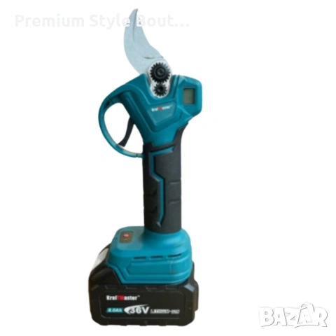 Комплект акумулаторна ножица 3" и резервен нож 36V 8A, снимка 7 - Други инструменти - 53800928