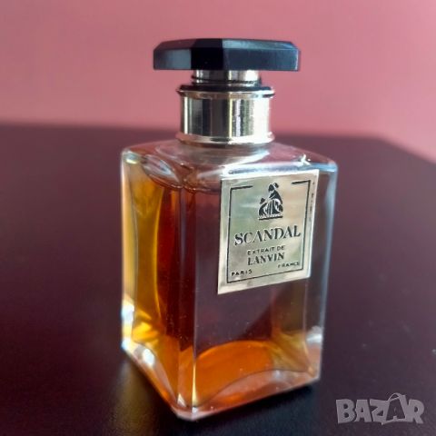 Уникален винтидж парфюм LANVIN SCANDAL 15ml Paris France, снимка 15 - Колекции - 46011220