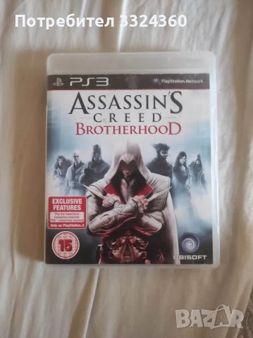 Assassin's creed brotherhood ps3, снимка 1 - Игри за PlayStation - 47085591