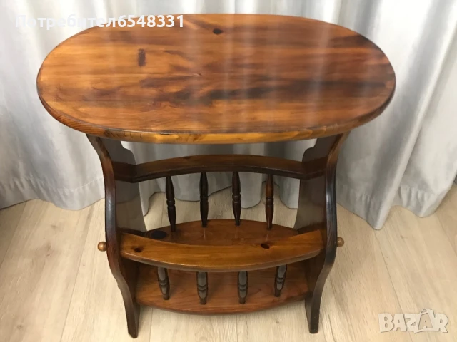 Маса от масивно дърво - махагон , снимка 9 - Антикварни и старинни предмети - 51291448