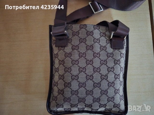 Gucci оригинална чанта за мъже , снимка 3 - Чанти - 52452485