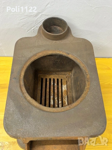 Автентична стара чугунена печка на дърва – ретро / антикварна, снимка 4 - Антикварни и старинни предмети - 53390617