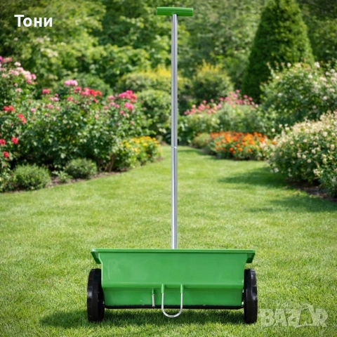 Ръчна градинска сеялка 6L с колела , снимка 4 - Градинска техника - 53941918