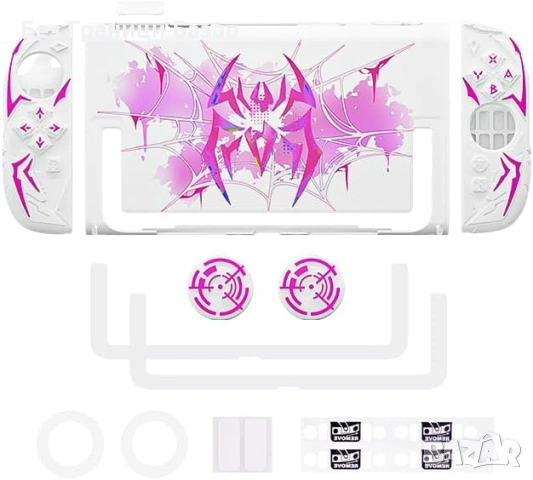 Нов Твърд силиконов калъф за Nintendo Switch 2 с капачки за стикове Защитен кейс, снимка 7 - Аксесоари - 54101168