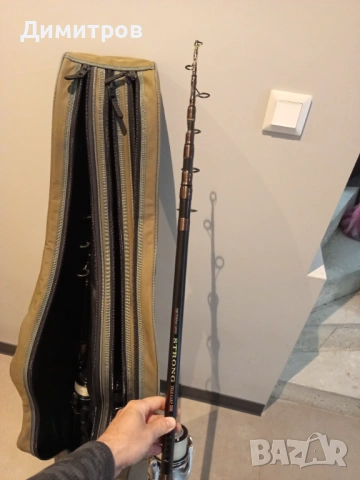 Продавам комплект три броя и калъф телекарп fl magic с макари fl xt 14000, снимка 15 - Въдици - 53604196