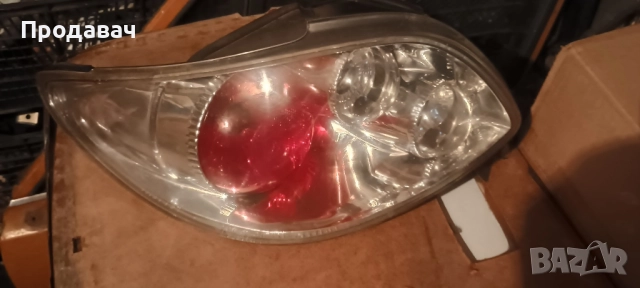 Кристален ляв стоп за Пежо/Peugeot 206, снимка 2 - Части - 52480413