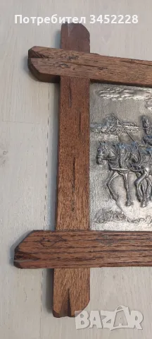 картина пано метал рамка дърво масив за ценители , снимка 3 - Картини - 49740935