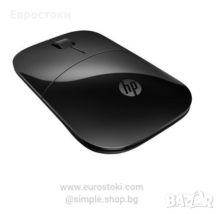 Безжична мишка HP Z3700 (V0L79AA), нископрофилен дизайн, цвят: черно, снимка 1 - Клавиатури и мишки - 46374126