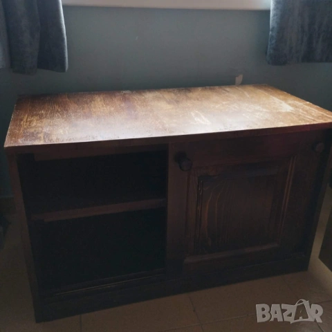 Шкаф за антре, дърво, кафяв, шир. 81 см, вис. 49,5 см, дълб. 41 см, снимка 2 - Шкафове - 53419172