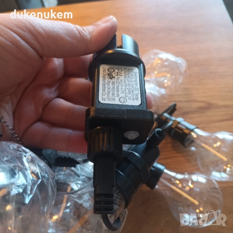 Външни LED лампички 20.5 м, 20 крушки, 8 режима, топла светлина, снимка 9 - Лед осветление - 52811586