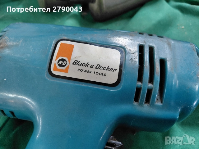 бормашина BLACK AND DECKER , снимка 5 - Бормашини - 52857733