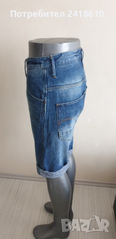 G - Star Arc Loose Short Jeans Mens Size 32 ОРИГИНАЛ! Мъжки Къси Дънкови Панталони!, снимка 4 - Къси панталони - 46448005