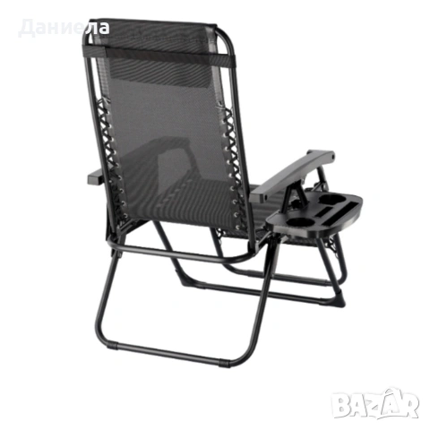Сгъваем градински шезлонг Zero Gravity - ефект на нулева гравитация за максимален релакс, снимка 9 - Градински мебели, декорация  - 53833693