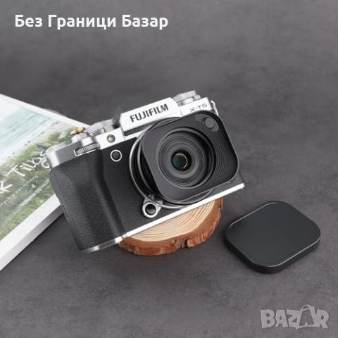 Нов защитен Метален Сенник Haoge за Обектив Fujinon XF27mmF2.8, снимка 3 - Обективи и филтри - 45496642