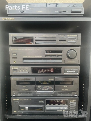 Аудио система Пайнер pioneer кула сет тунер грамофон еквалайзер усилвател двоен касетофон чейнджър 